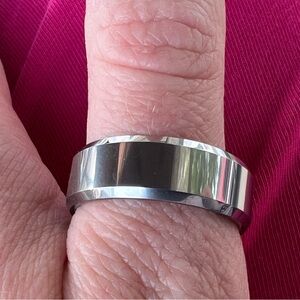 Genuine Tungsten Ring Sz 12 Polished Comfort Band